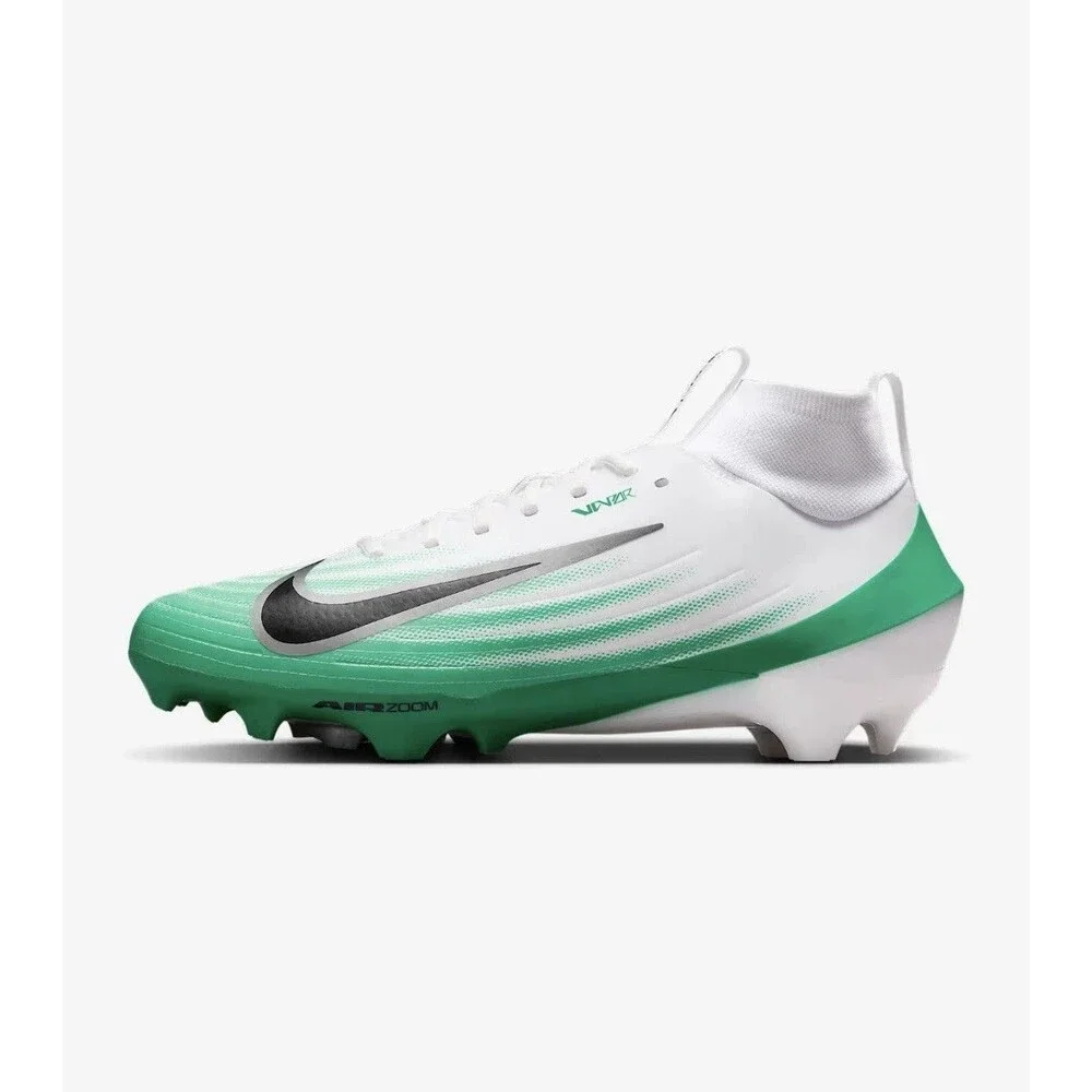 Nike Air Zoom Vapor Pro 1 Green White Football Cleats HM8850-100 Men’s Size 7.5